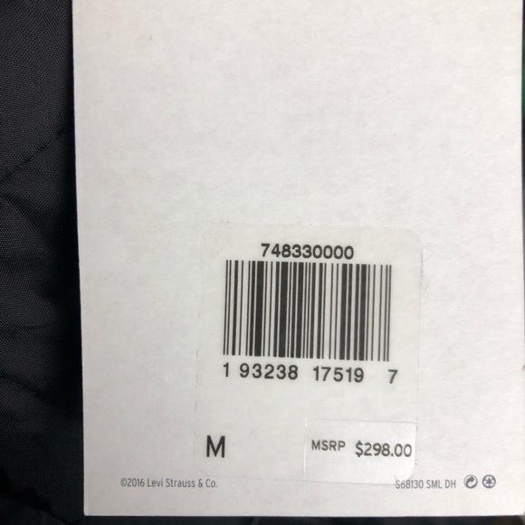 LEVI’S black denim Sherpa trucker jacket - Picture 5 of 14